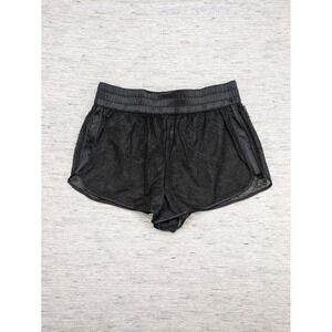 Victoria's Secret Lace Shorts Lounge‎ Sleep Pajama sheer Medium track stripe